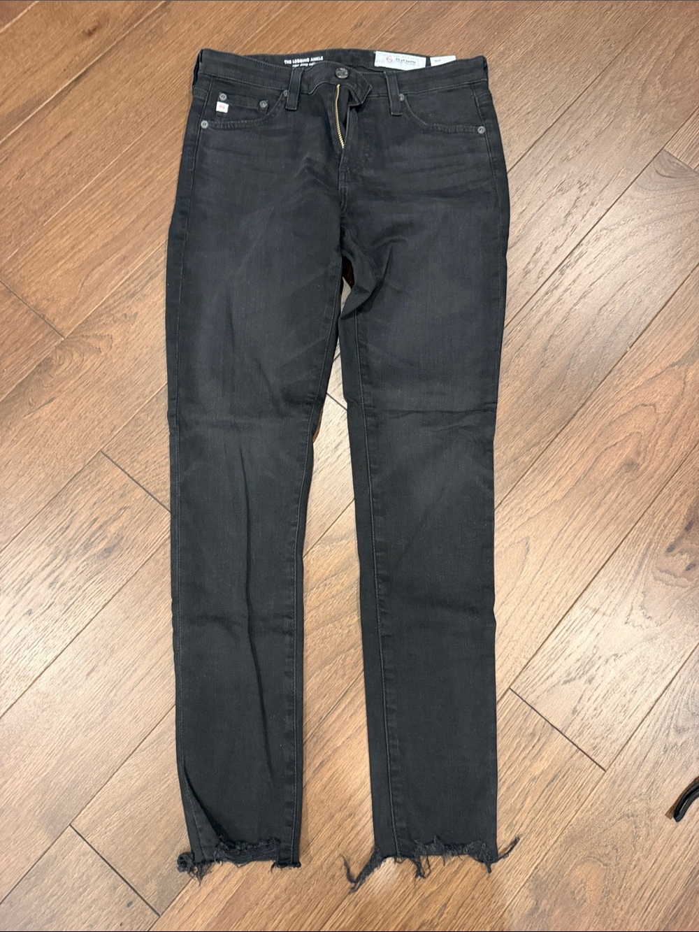 Agolde The Legging Ankle Jeans in Black Super Skinny Size 27 - C54-121